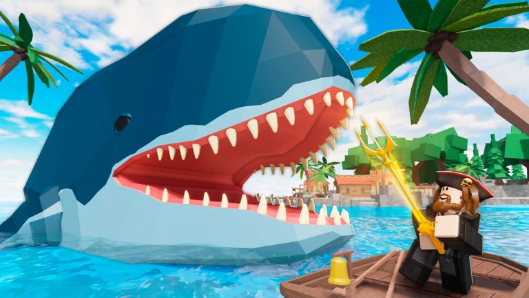 ภาพโปรโมตเกมตกปลา Fisch จากหน้าเกม Roblox